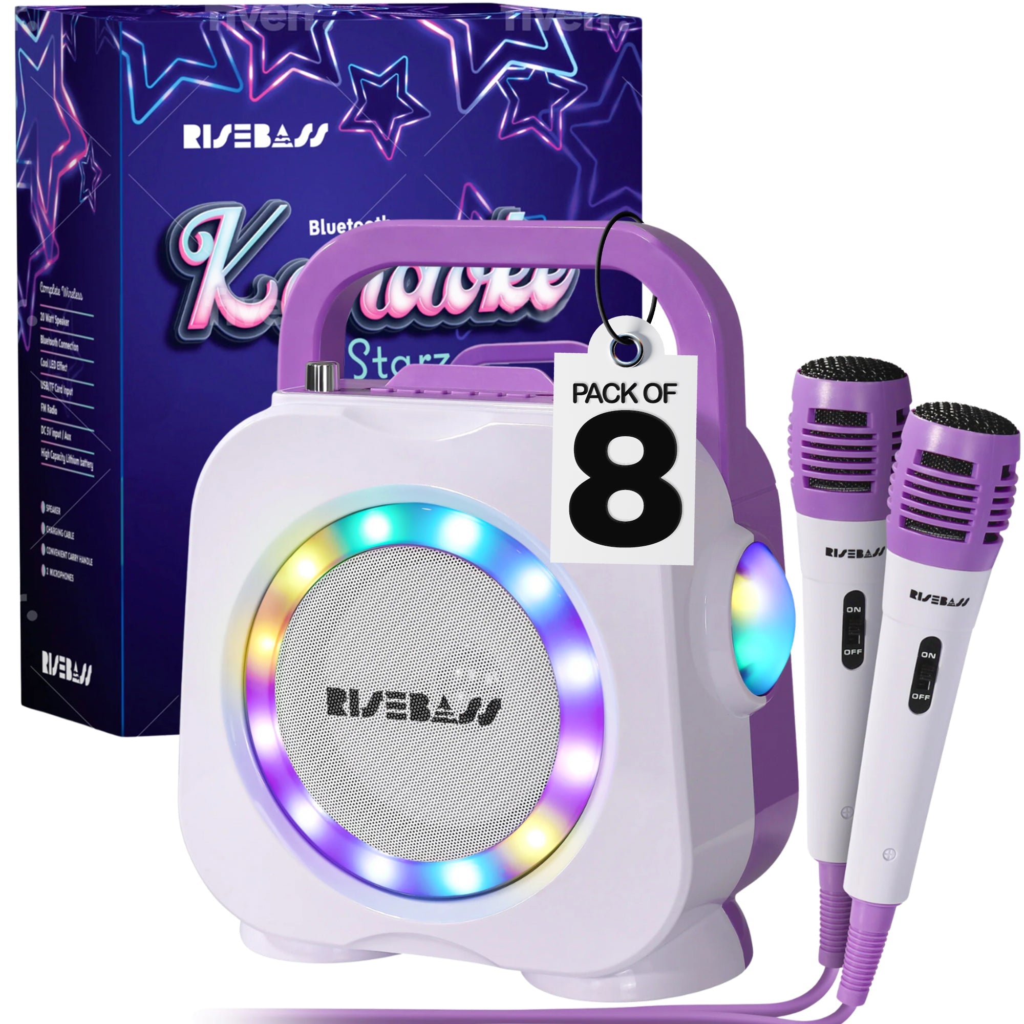 StarVoice Kids — Bluetooth Karaoke Speaker Set