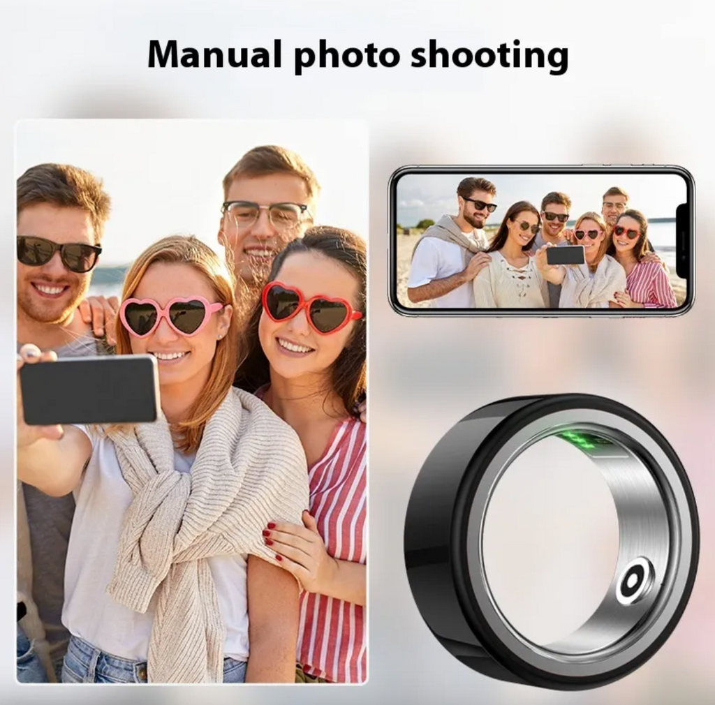 Luxe Ceramic Smart Ring — Health Monitor Pro