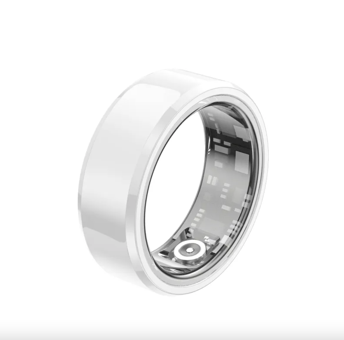 Luxe Ceramic Smart Ring — Health Monitor Pro