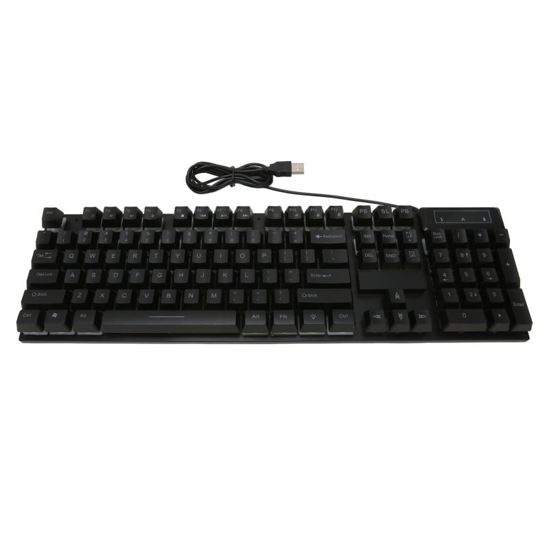 StrikeForce 104 — RGB Ergonomic Gaming Keyboard