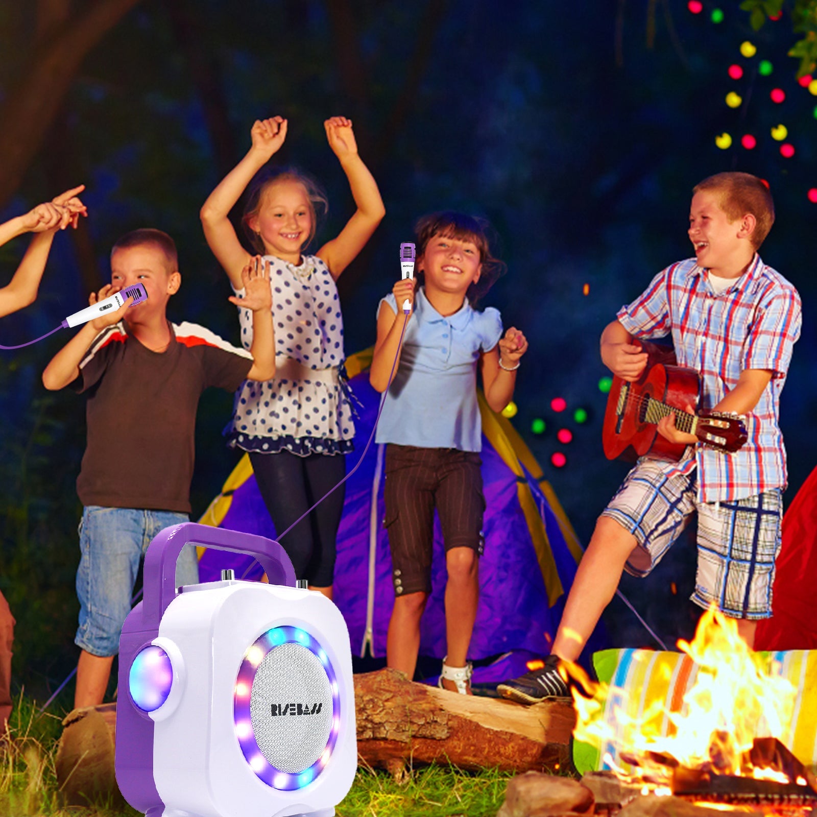 StarVoice Kids — Bluetooth Karaoke Speaker Set